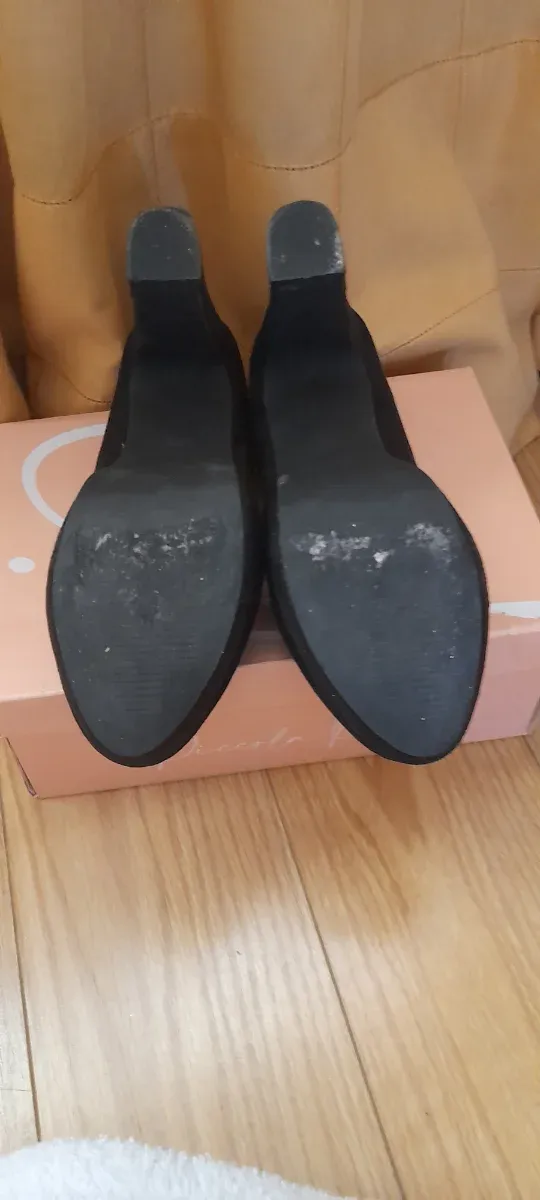 Zapatos de tacón negros talla 37