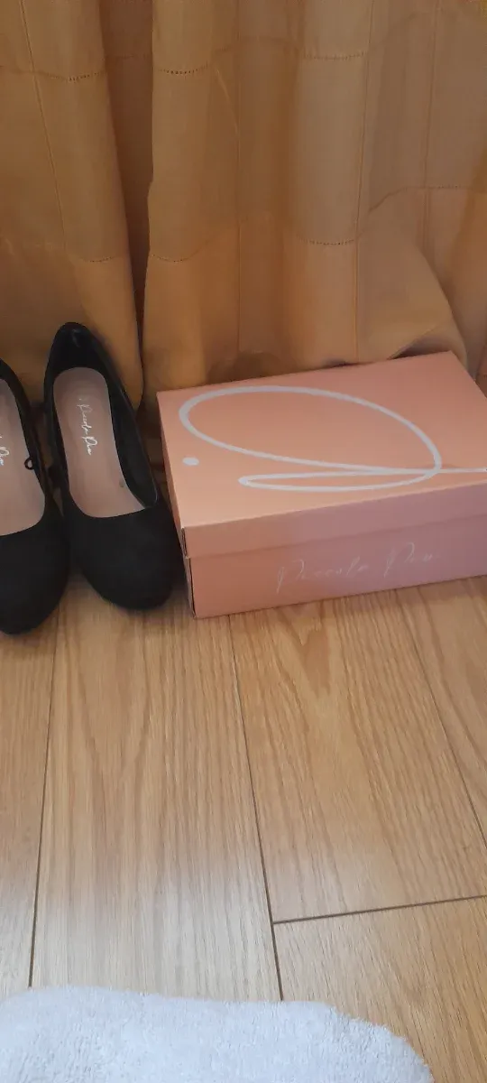 Zapatos de tacón negros talla 37