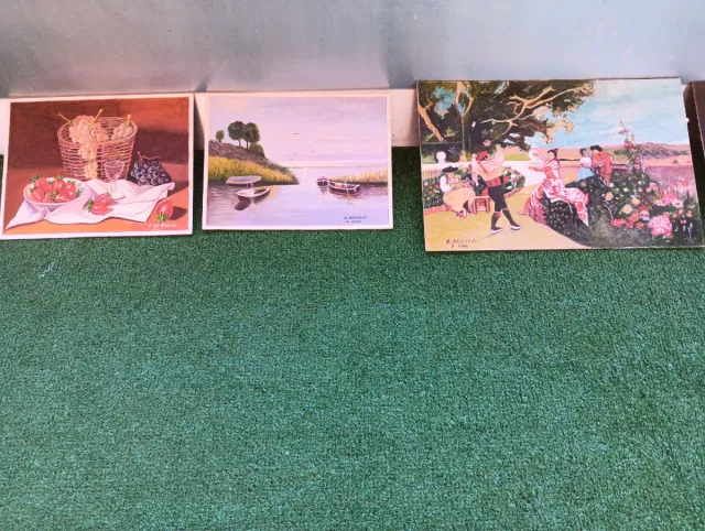 Lote 5 cuadros pequeños