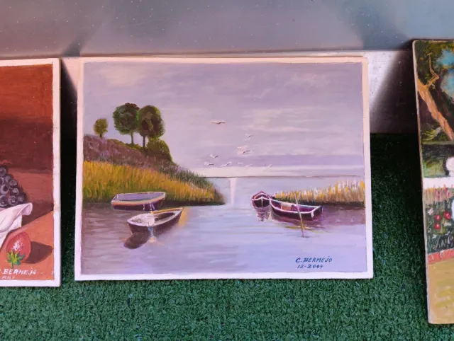 Lote 5 cuadros pequeños