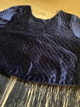 Top chaleco flecos de fiesta ZARA