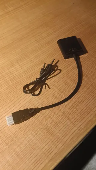 Adaptador HDMI Macho a VGA Hembra + Audio