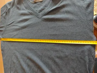 Jersey pico azul grisáceo hombre Talla L