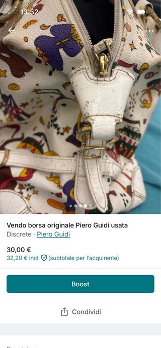 Borsa Piero Guidi usata
