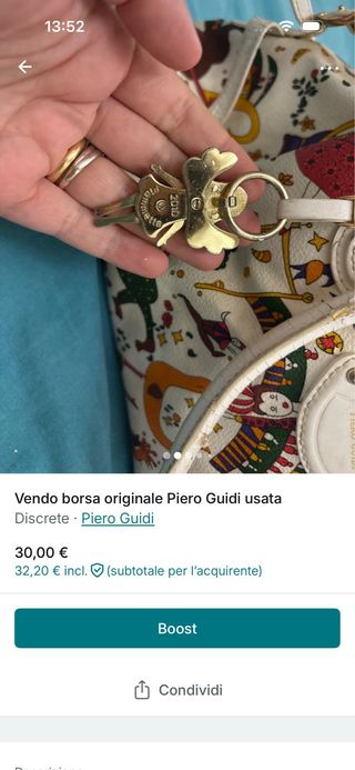 Borsa Piero Guidi usata
