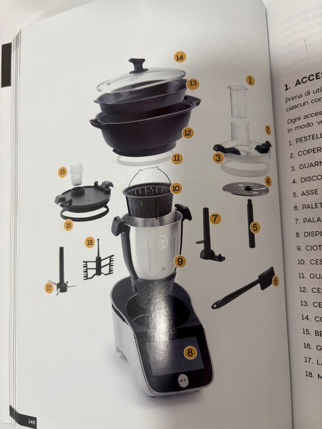 Robot de cocina multifunción