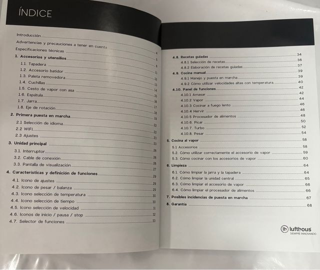 Robot de cocina multifunción