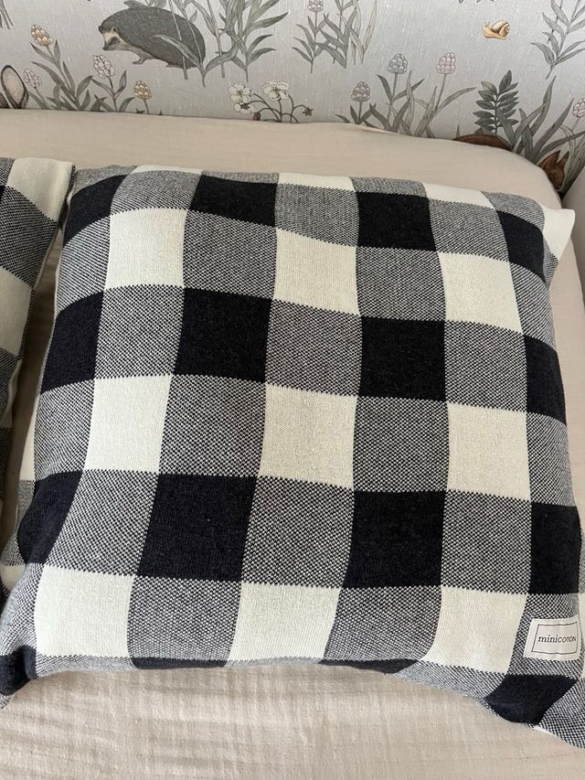 Conjunto de 2 Cojines Minicoton Knit Vichy 50x60