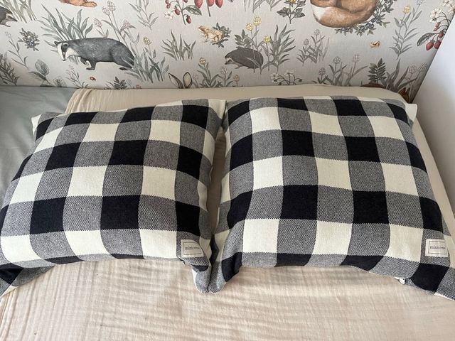 Conjunto de 2 Cojines Minicoton Knit Vichy 50x60