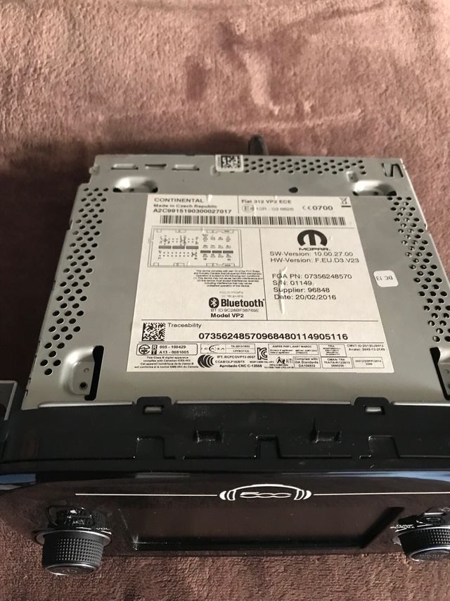 Pantalla Original Fiat 500