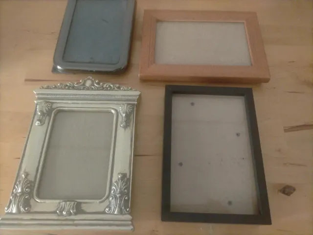 Marcos de fotos madera y metal