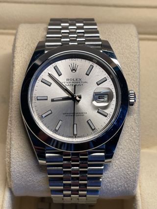 Rolex Datejust 41mm Plata