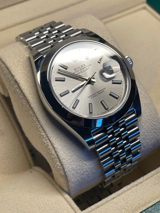 Rolex Datejust 41mm Plata