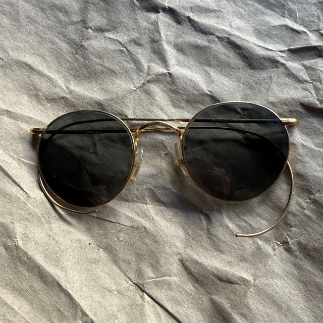 Gafas americanas vintage chapadas oro 14 kl.