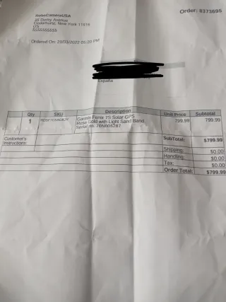 Garmin fenix 7s zafiro Solar Oro + correa metal