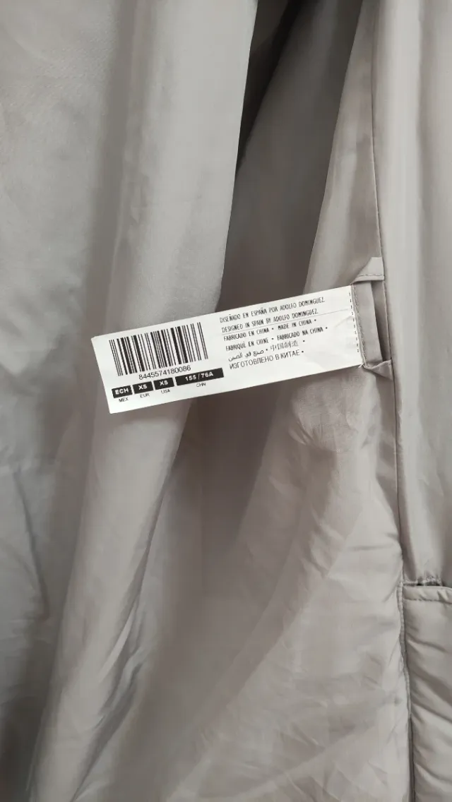 Abrigo impermeable cálido