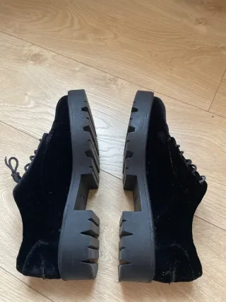 Mocasines Stradivarius terciopelo