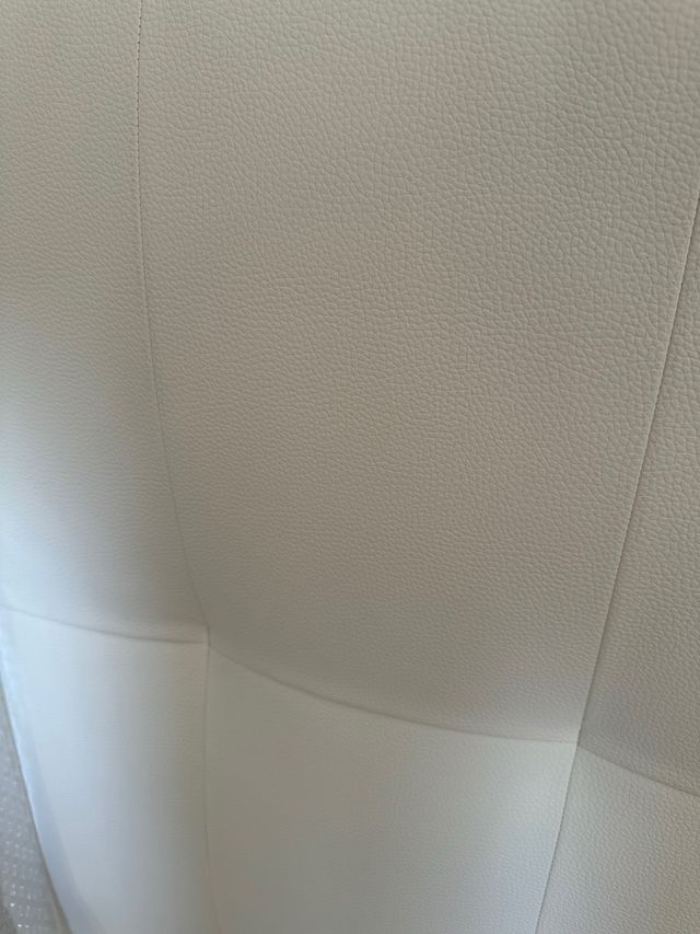 Cabecero para cama de 90cm Piel Sintética Blanca