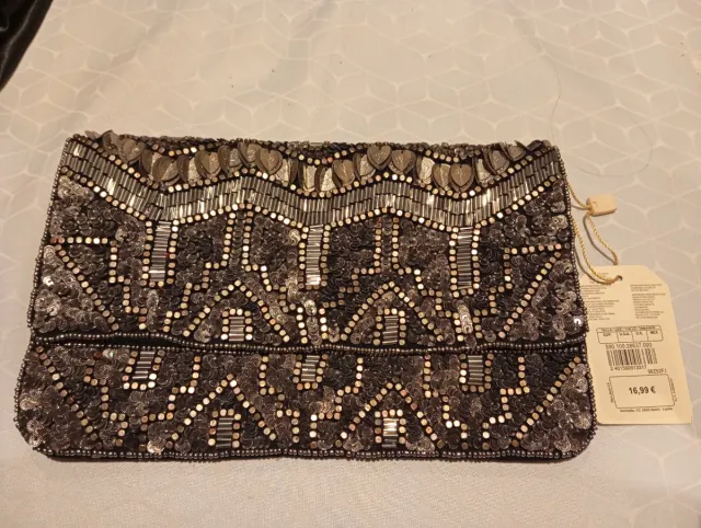 Cartera de mano Sfera bordada