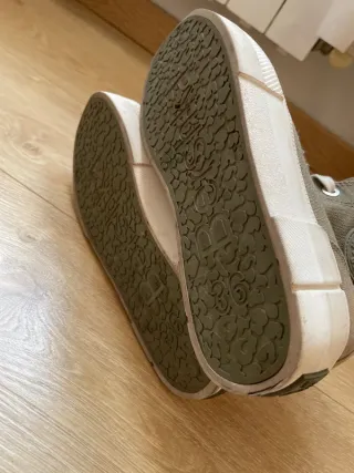 Zapatillas Bershka plataforma caña alta