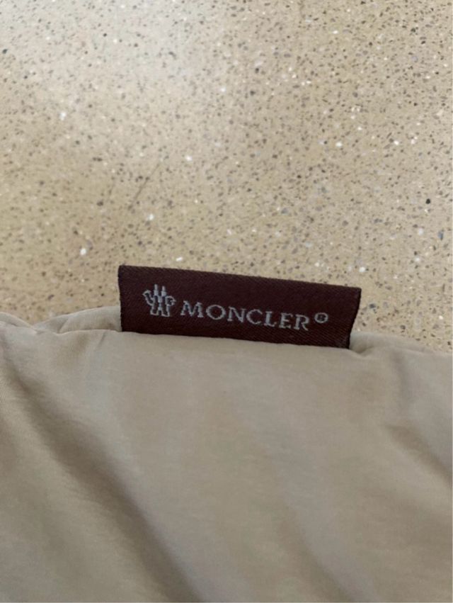 Chaqueta Moncler Beige Mujer