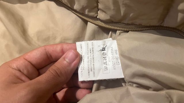 Chaqueta Moncler Beige Mujer