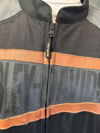 Cazadora Harley Davidson Verano Negra Naranja