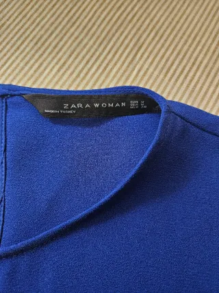 Blusa Zara Azul Talla M