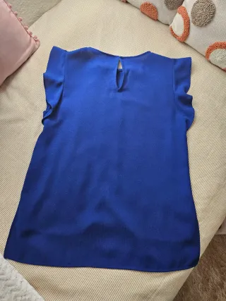 Blusa Zara Azul Talla M