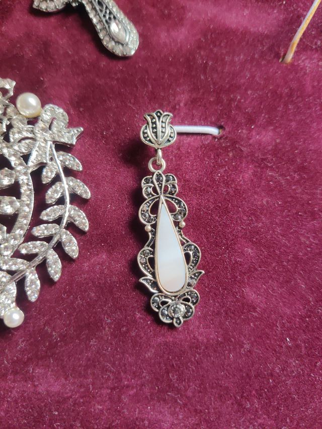 Conjunto Fallera Niña Plateado