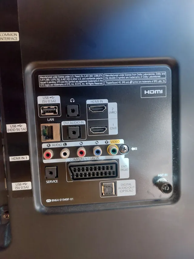 Samsung Smart TV Negro 3D