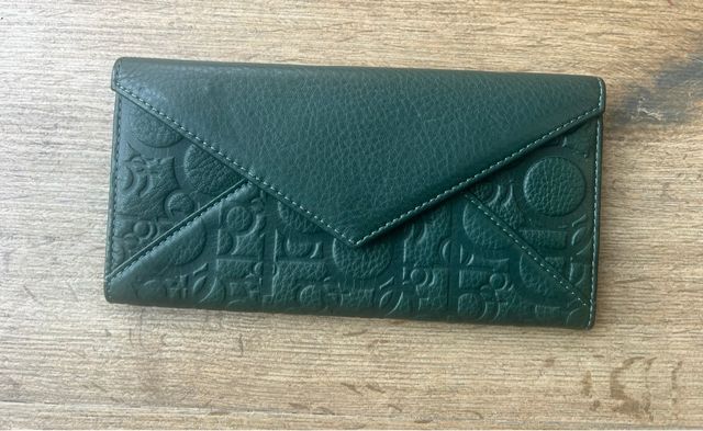 Billetero Purificación García Verde, sin uso
