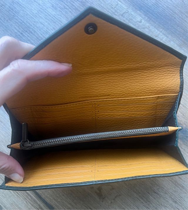 Billetero Purificación García Verde, sin uso