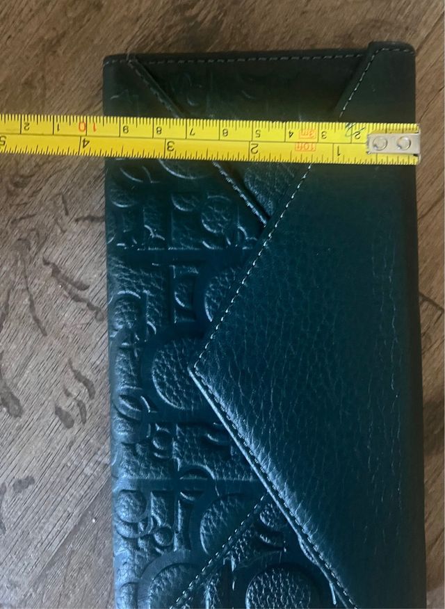 Billetero Purificación García Verde, sin uso