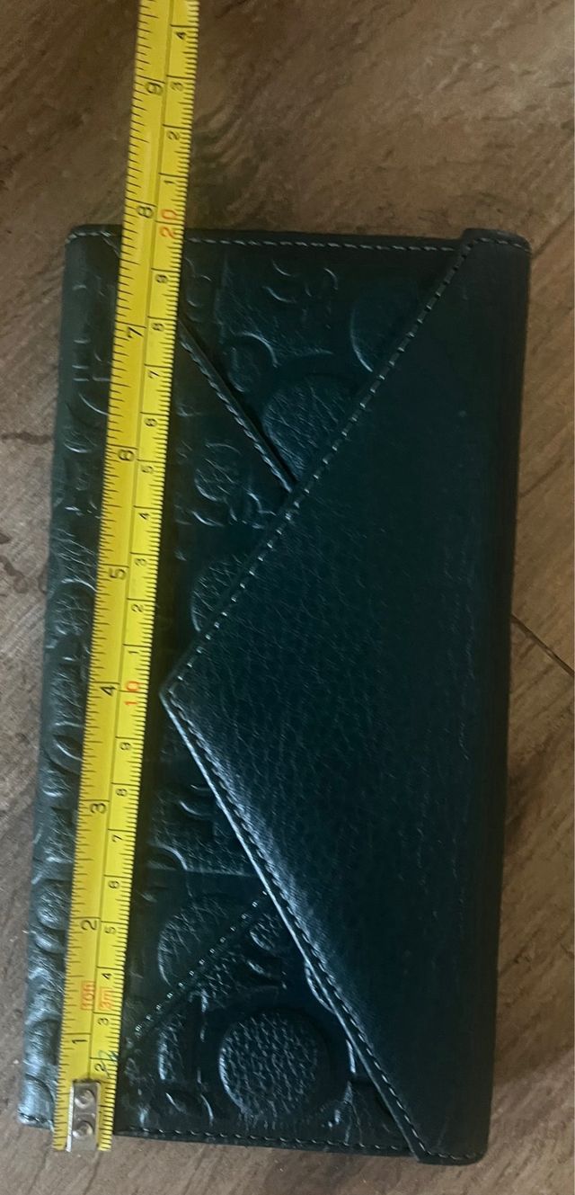 Billetero Purificación García Verde, sin uso