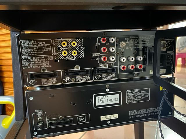 Equipo de música Technics negro