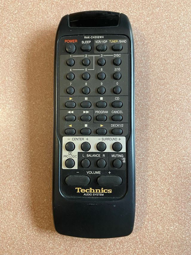 Equipo de música Technics negro
