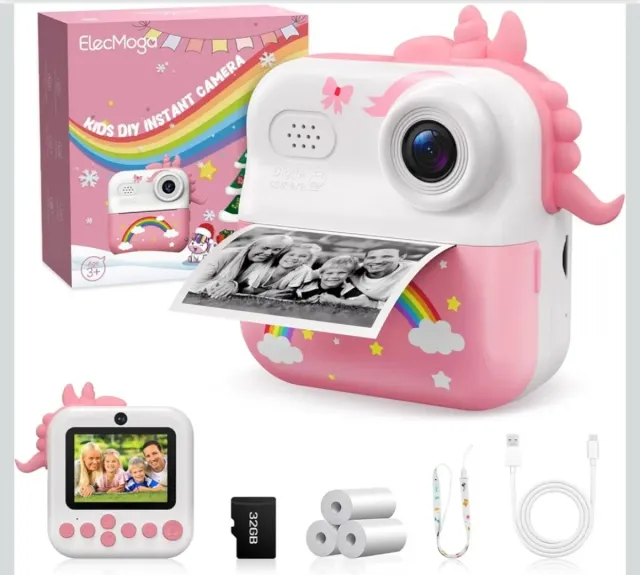 Fotocamera Digitale per Bambini ElecMoga Unicorno