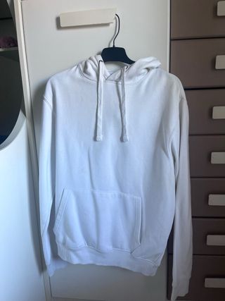 Sudadera Blanca Básica