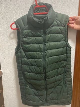 Chaleco acolchado verde