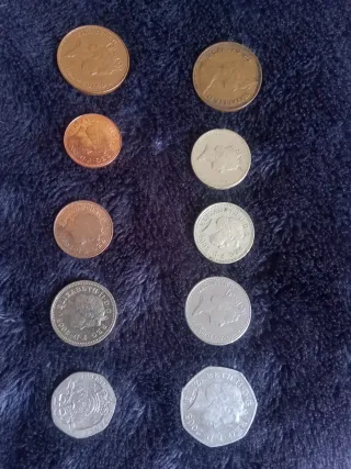 Lote de Monedas Británicas