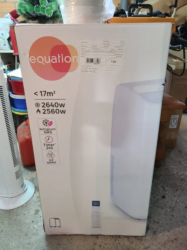 Aire Acondicionado Portátil Equation con calor