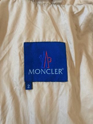 Chaqueta Moncler Beige Mujer
