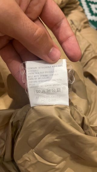 Chaqueta Moncler Beige Mujer