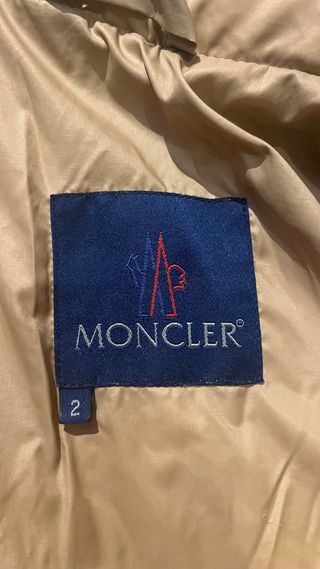 Chaqueta Moncler Beige Mujer