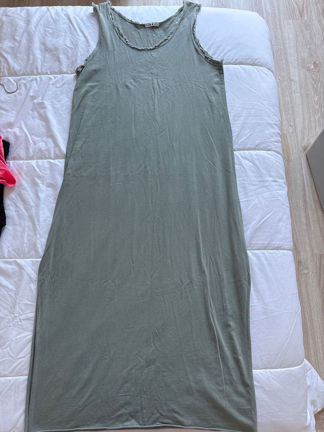 Vestido largo verde talla M
