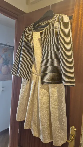 Vestido fiesta niña 8-10 + Chaqueta