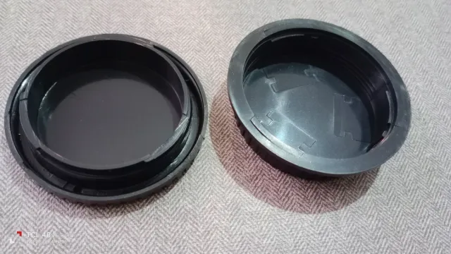 Tapas de objetivo Canon