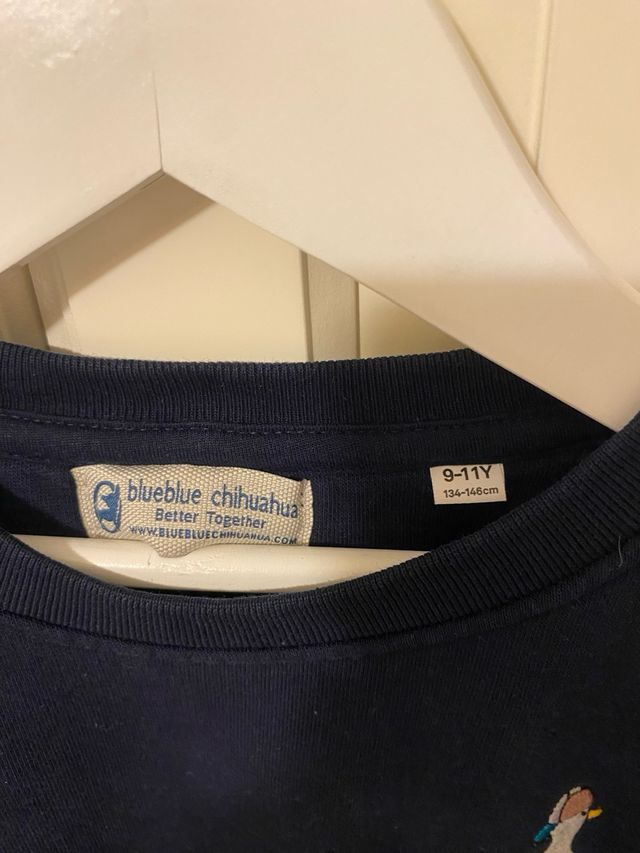 Sudadera Azul Marino Blueblue Chihuahua Talla 9-11