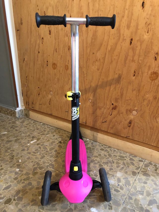 Patinete Oxelo B1 rosa 3 ruedas